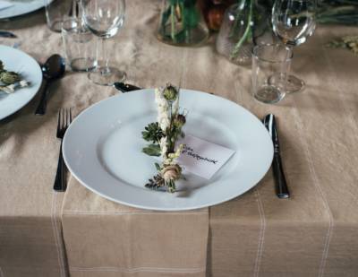 place setting, floral, flowers, arrangements, events